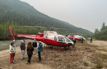 Helicopter Denali Backcountry Lodge