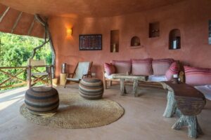 Mihingo Lodge central area