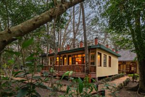 ishasha jungle lodge main building