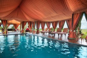 zwembad Jack's Camp, lodge met zwembad