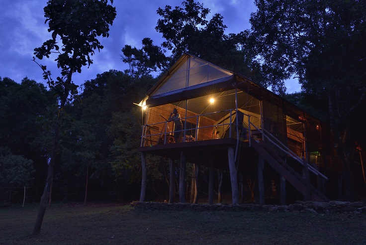 ahaspokuna tent, sri lanka , wandelsafari, mahoora