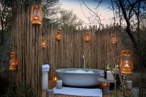 safari lodge buiten bad