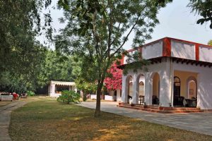 Mela Kothi Chambal Safari Lodge, tuin