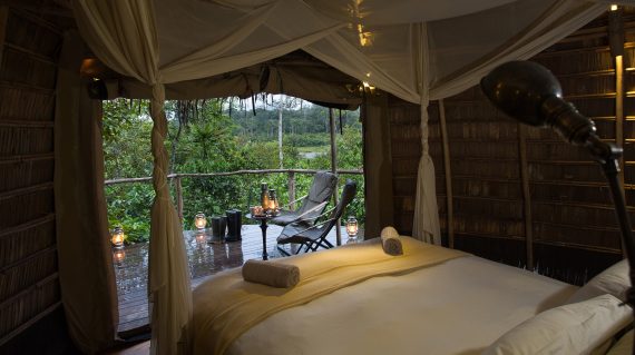Bedroom at Lango, Odzala NP