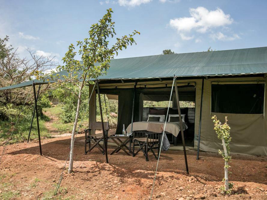 Basecamp Wilderness Camp, safaritent Kenia