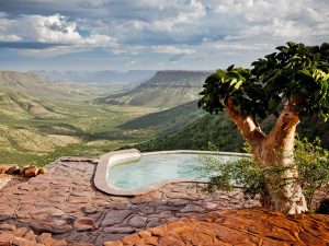 Grootberg Lodge, lodge met zwembad Namibië