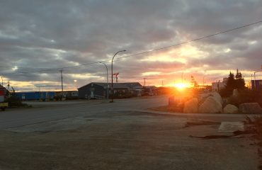 Zonsondergang Churchill augustus