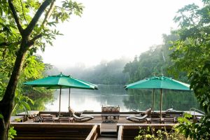 cristalino lodge floating deck
