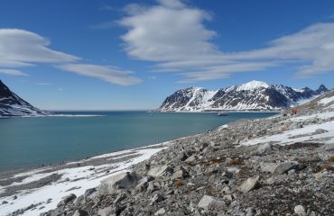 landschap bij Spitsbergen