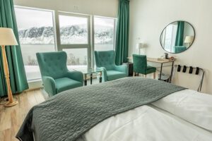 Arctic Panorama Lodge, haringtrek lodge, luxe lodge Noord Noorwegen, reis Lyngen Fjord