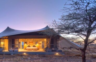 Namiri Plains Luxury tent
