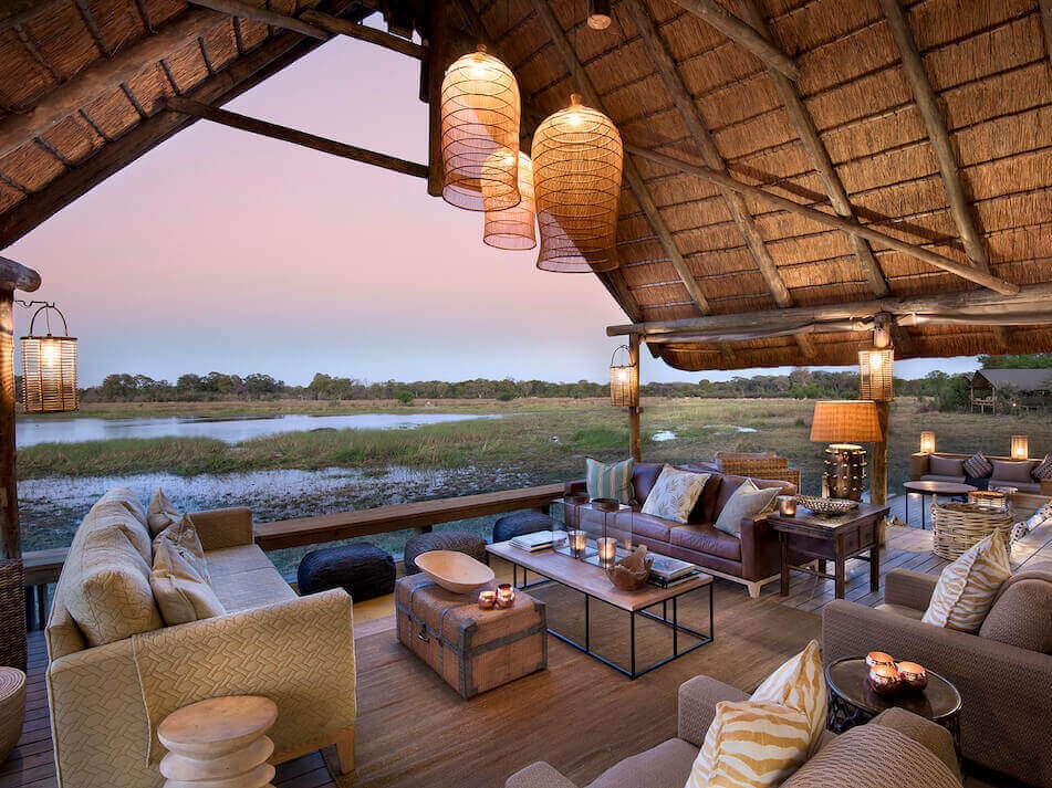 duurzame lodge Okavango Delta