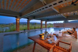 Luxe lodge met zwembad India