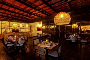 Restaurant Bori Safari Lodge, tijgersafari, Satpura Tiger Reserve