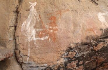 Aboriginal rotstekeningen ©Kieke van Maarschalkerwaart