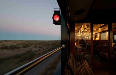 zonsondergang Rovos Rails