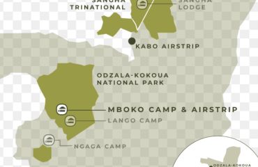 Map Congo Odzala & Dzanga