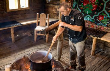 Poianas Tămaș Tented Camp schaapskooi